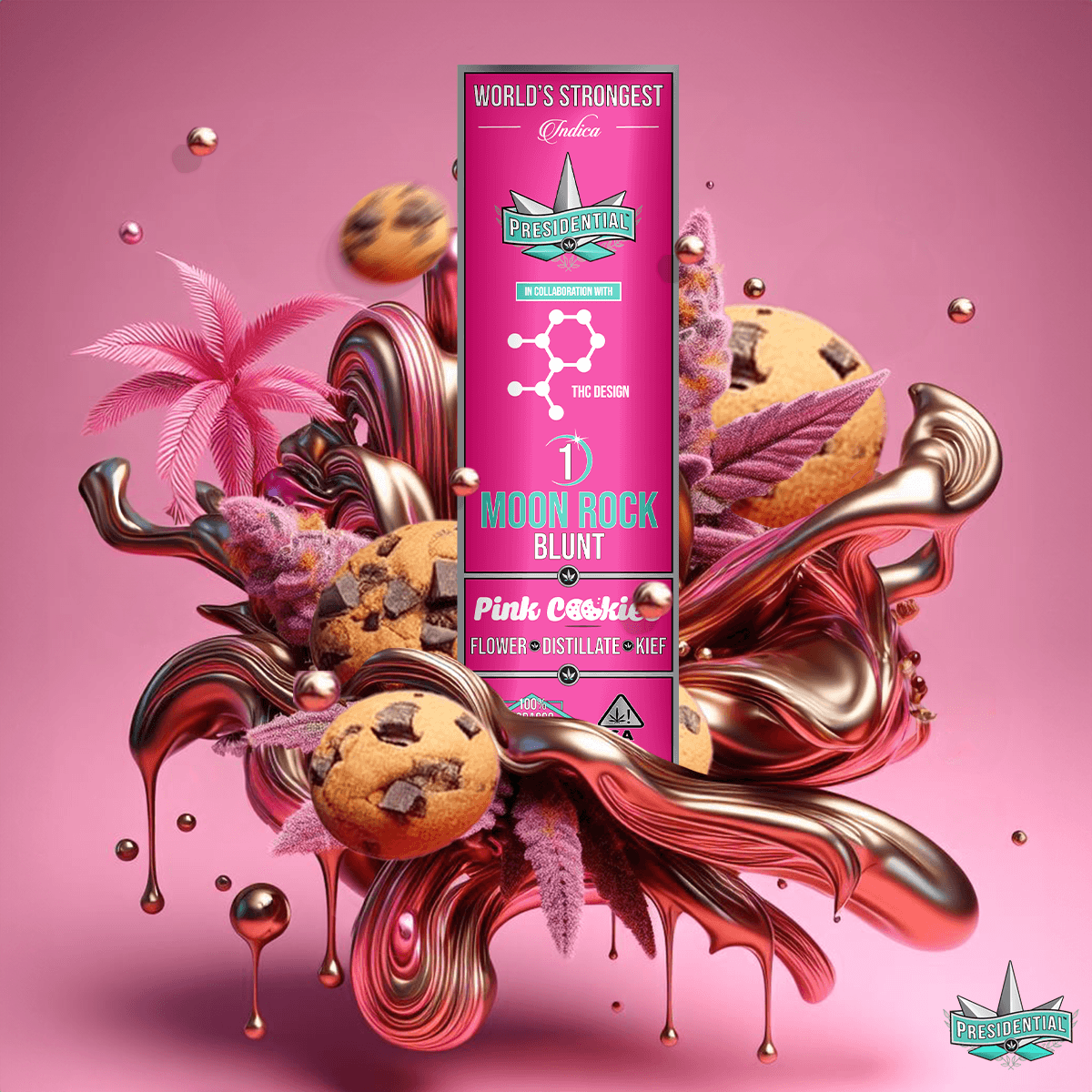 Presidential - Pink Cookies Moon Rock Blunt