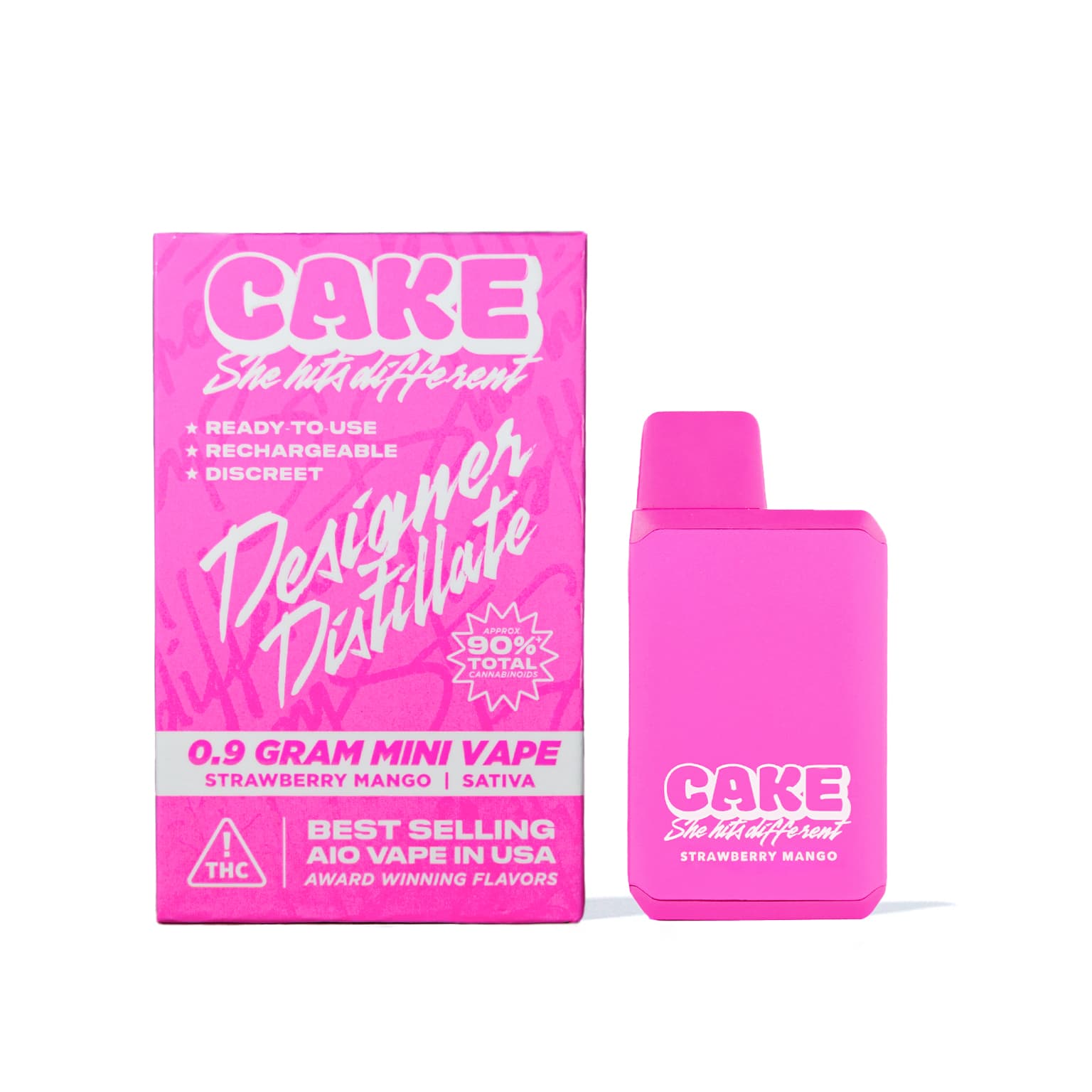 Cake - Strawberry Mango Disposable (0.9g)