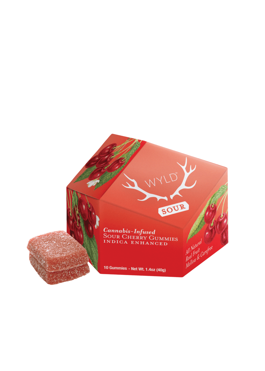 Wyld Sour Cherry (I) Gummies 10mg 10pk