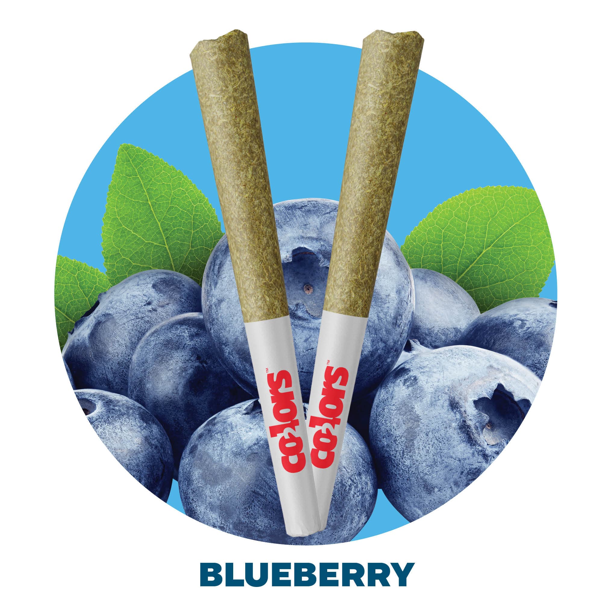 Blueberry Infused Pre-Rolls 2pk