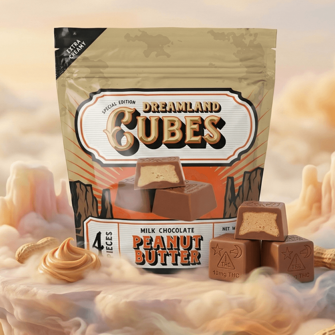 Dreamland Peanut Butter Cubes 40mg 4-pack