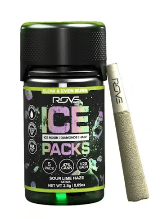 Rove - Ice Packs - Infused Prerolls 5pk - Strawberry Cough (S) (2.5g)