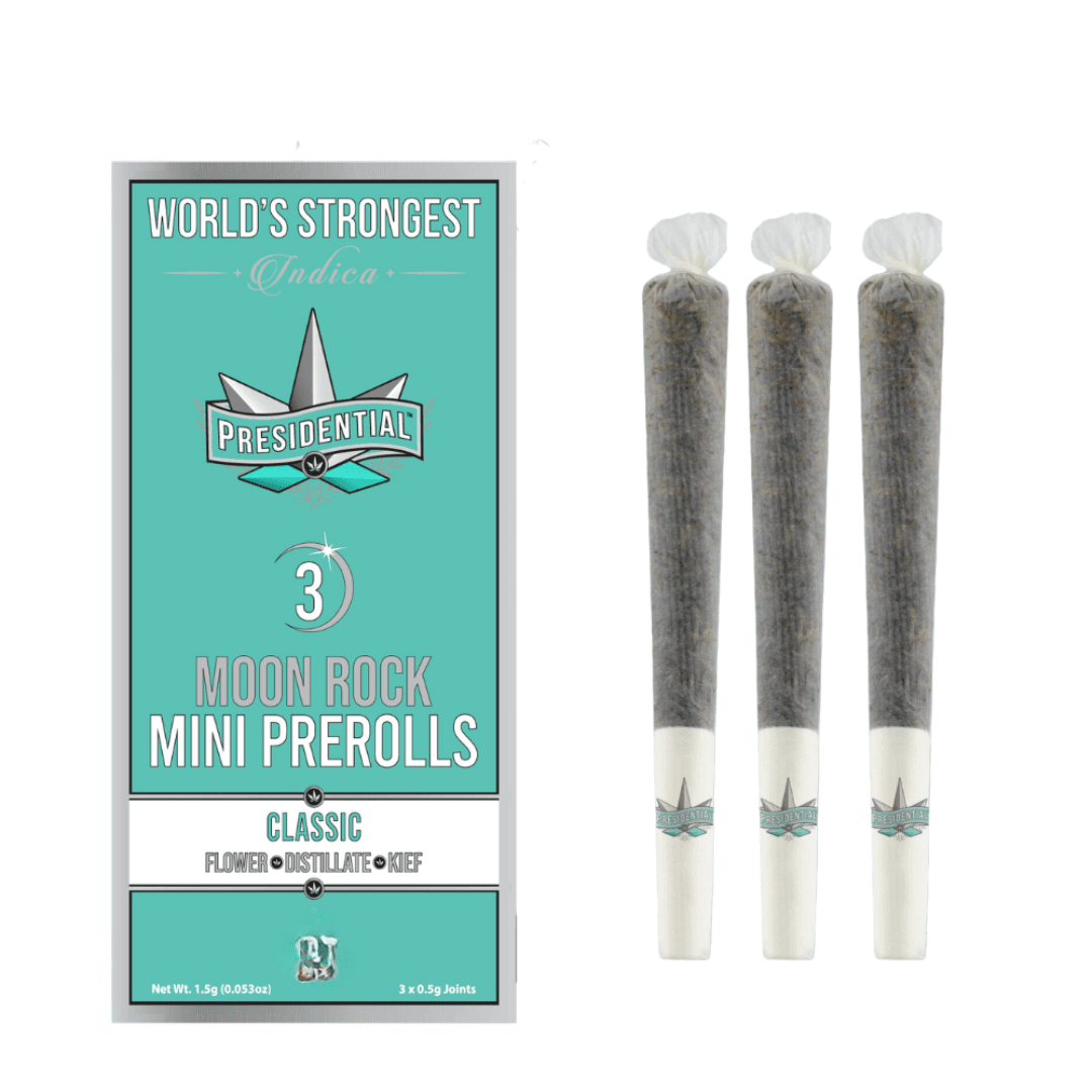 Presidential Classic .5g Moon Rock Mini Preroll 3pk
