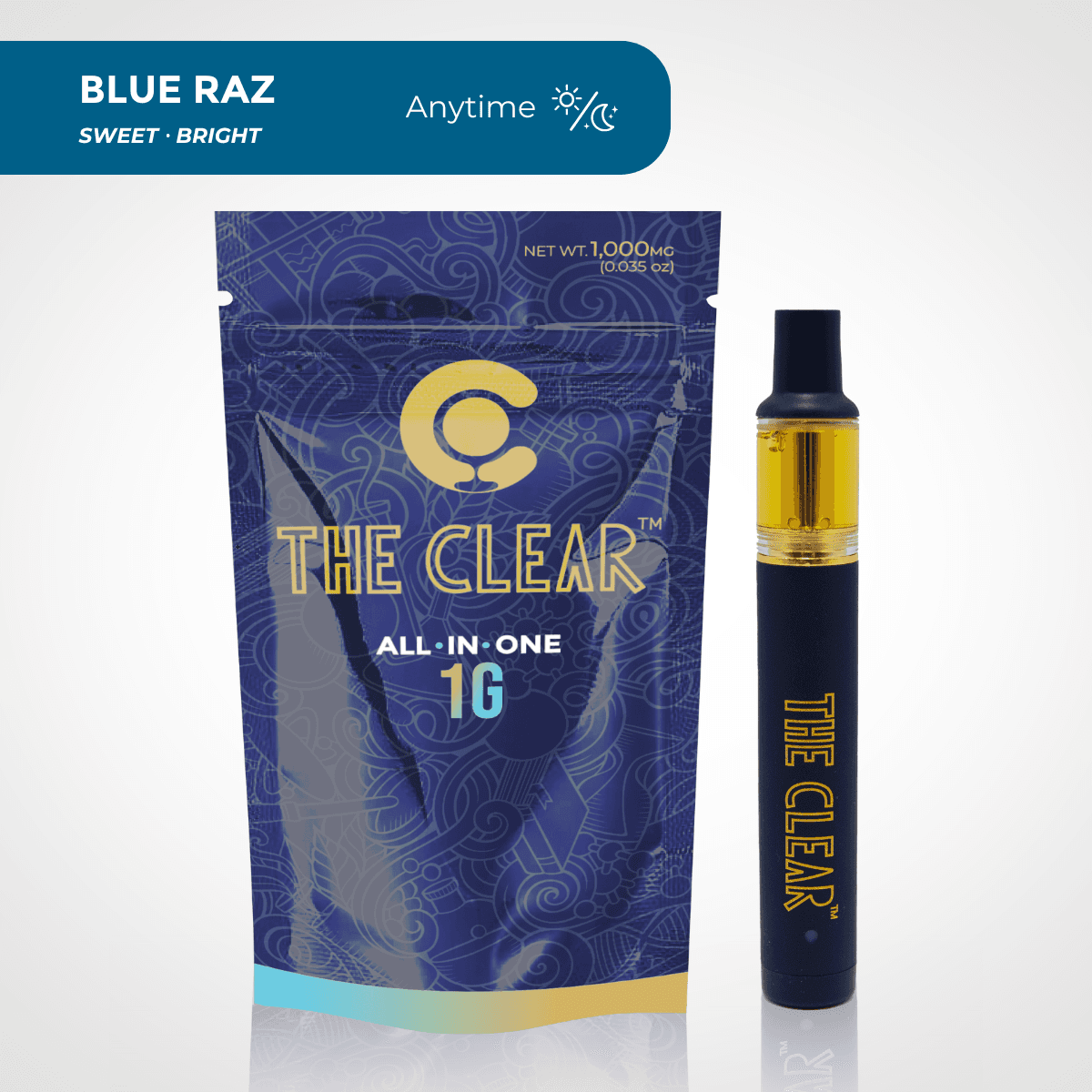 The Clear - The Original Blue Raz Disposable