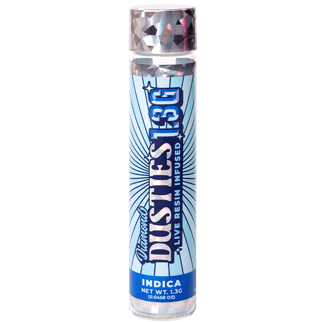 Dusties Diamond Infused Preroll 1.3g Indica Sapphire