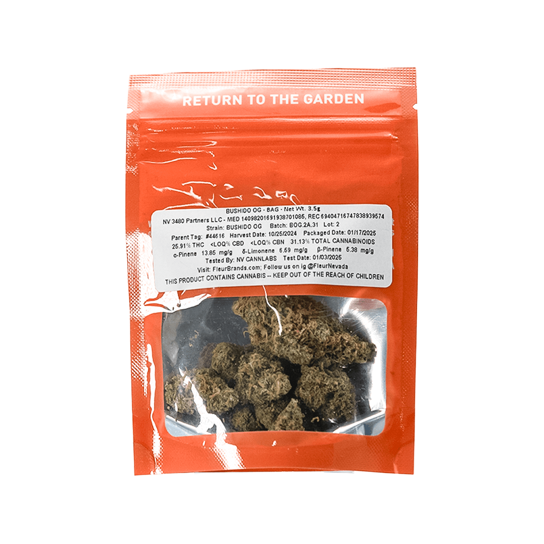BUSHIDO OG 3.5G FLEUR M{373} N{544}