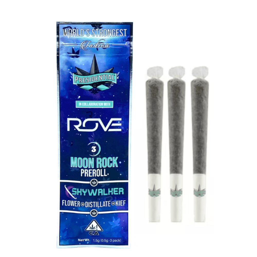 Presidential Moon Rock Mini Prerolls Skywalker 3x .5g