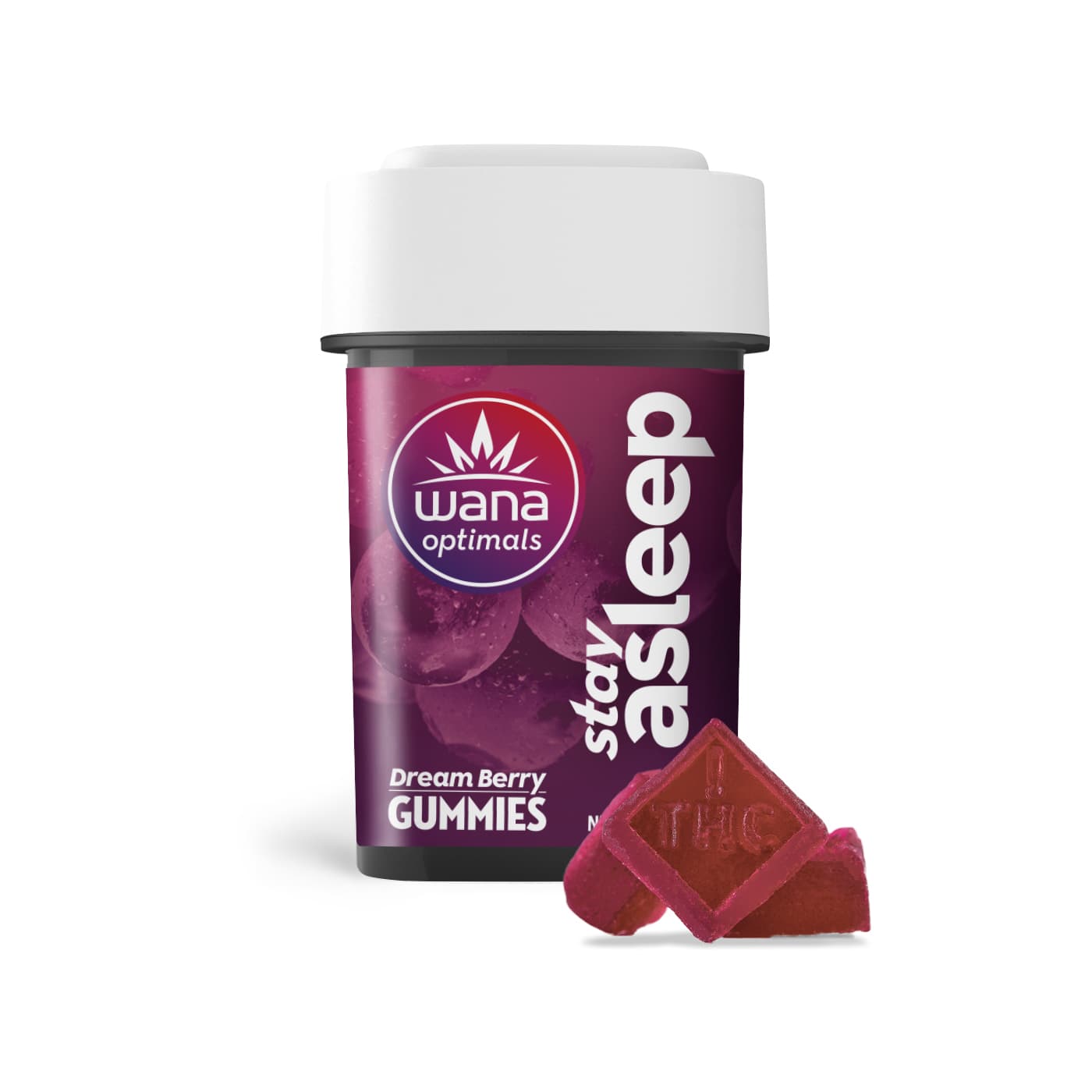 Dream Berry Optimals Stay Asleep Gummies [2:4:1:1 THC:CBD:CBN:CBG] 10pk
