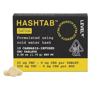 LEVEL Indica Hashtab 25mg 10pk