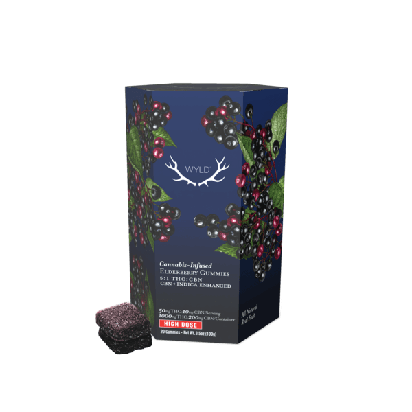 Elderberry High Dose Gummies [5:1 THC:CBN] 20pk