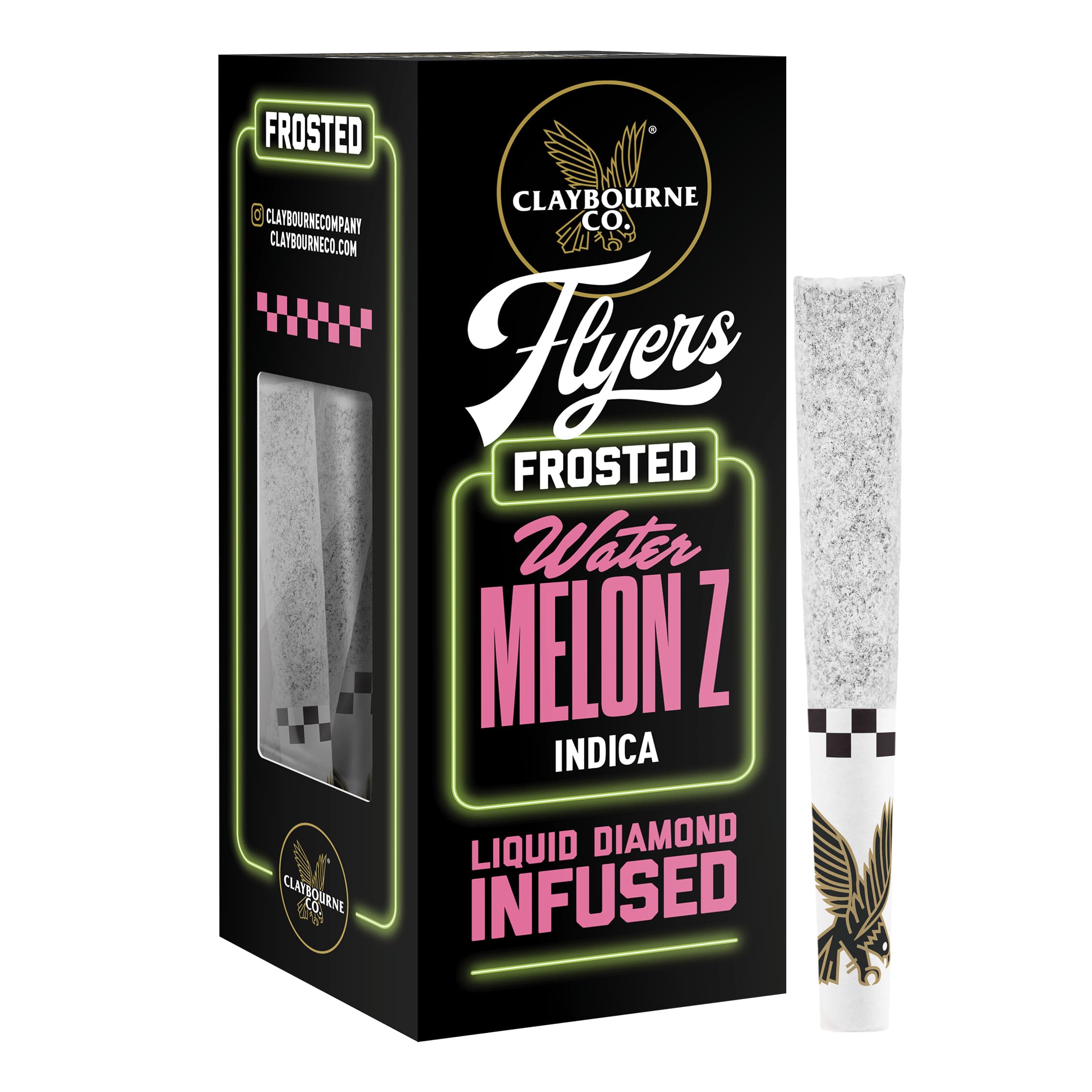 Claybourne Co. Flyers Frosted Watermelon Z (I) Infused Multipack 0.5g 3pk