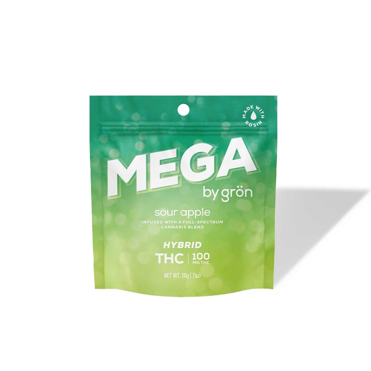 Grön - MEGA - Sour Apple (H) (100mg)