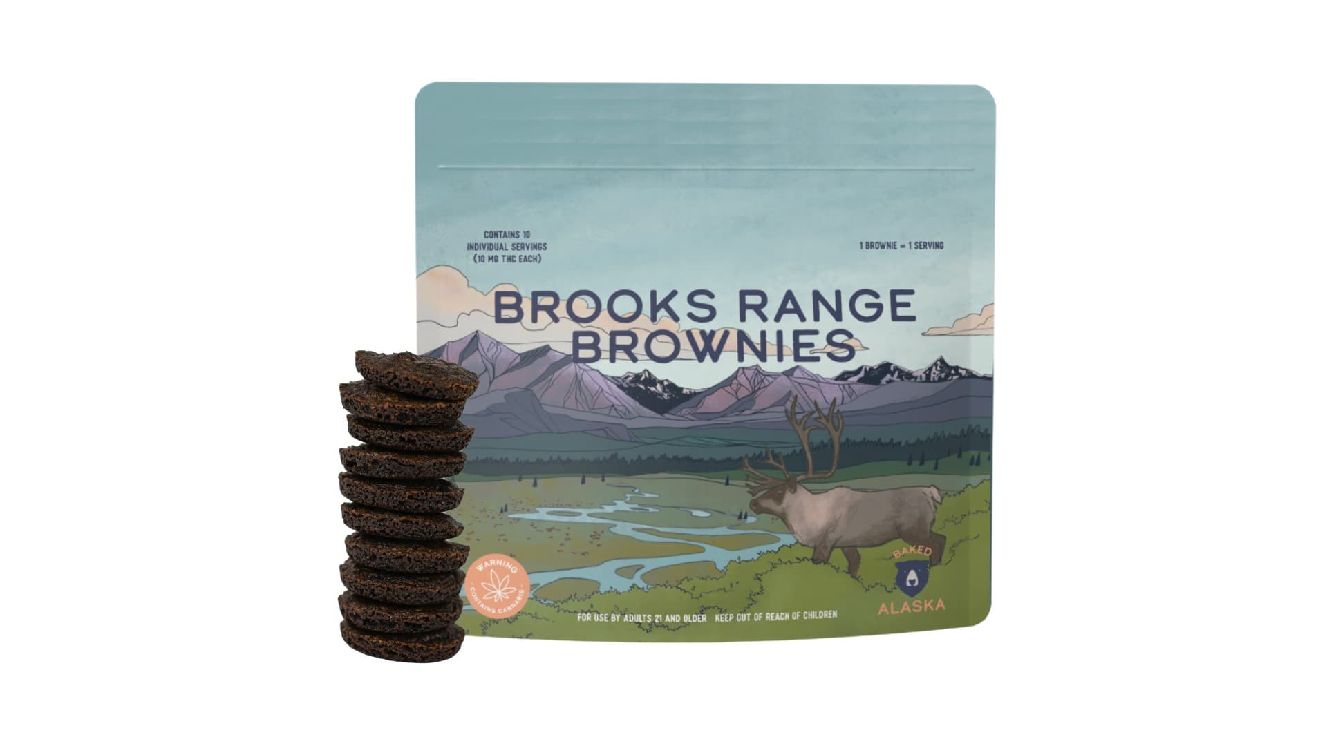 Baked Alaska 100mg - Brooks Range Brownies