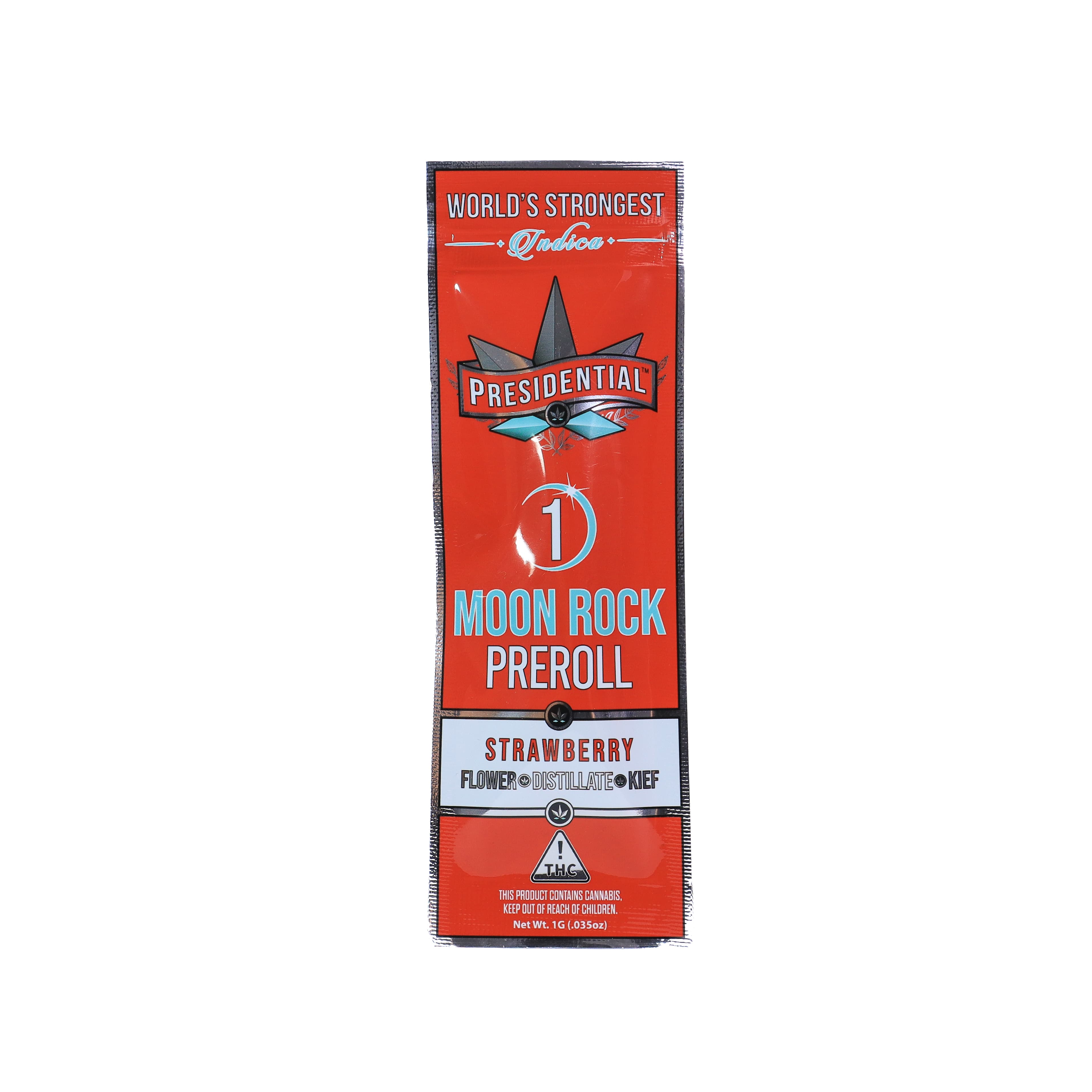 Presidential Strawberry (I) Moon Rock Infused Pre-Roll 1g