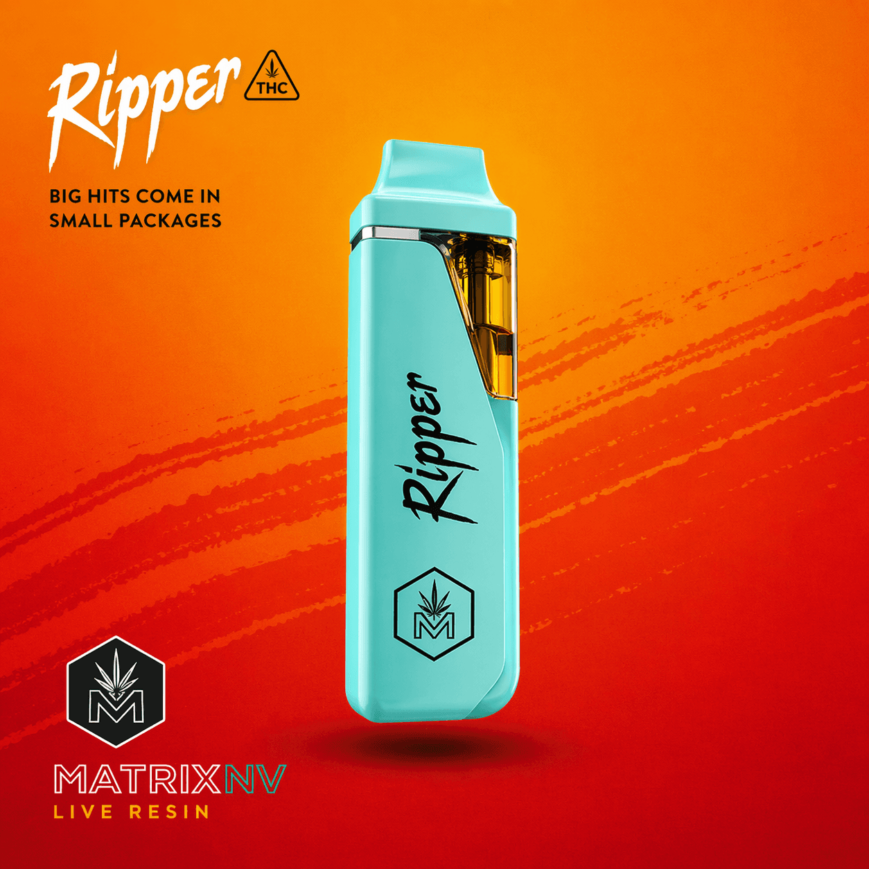 Matrix NV South Central Purps (H) Live Rosin Ripper Disposable Vape 0.5g
