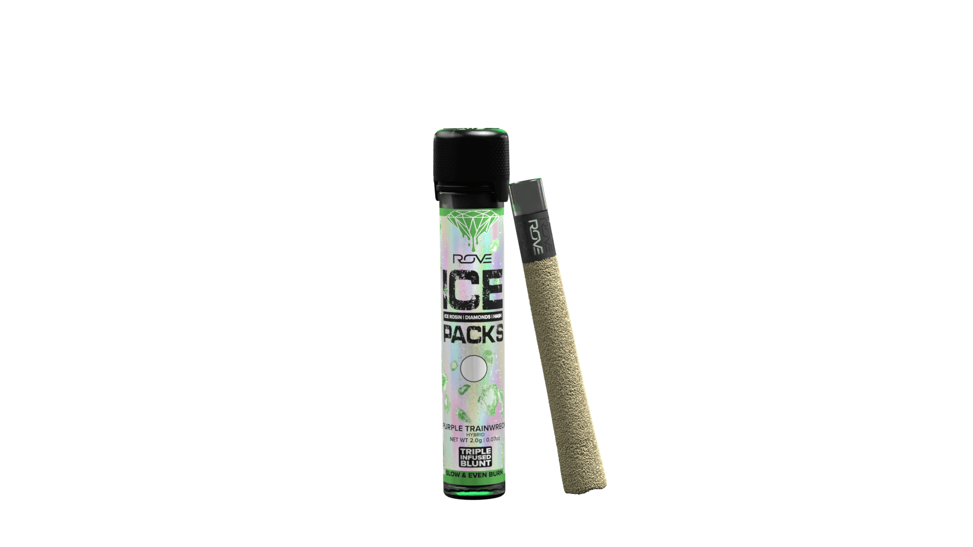 ROVE Purple Trainwreck (H) Ice Packs Infused Blunt 2g