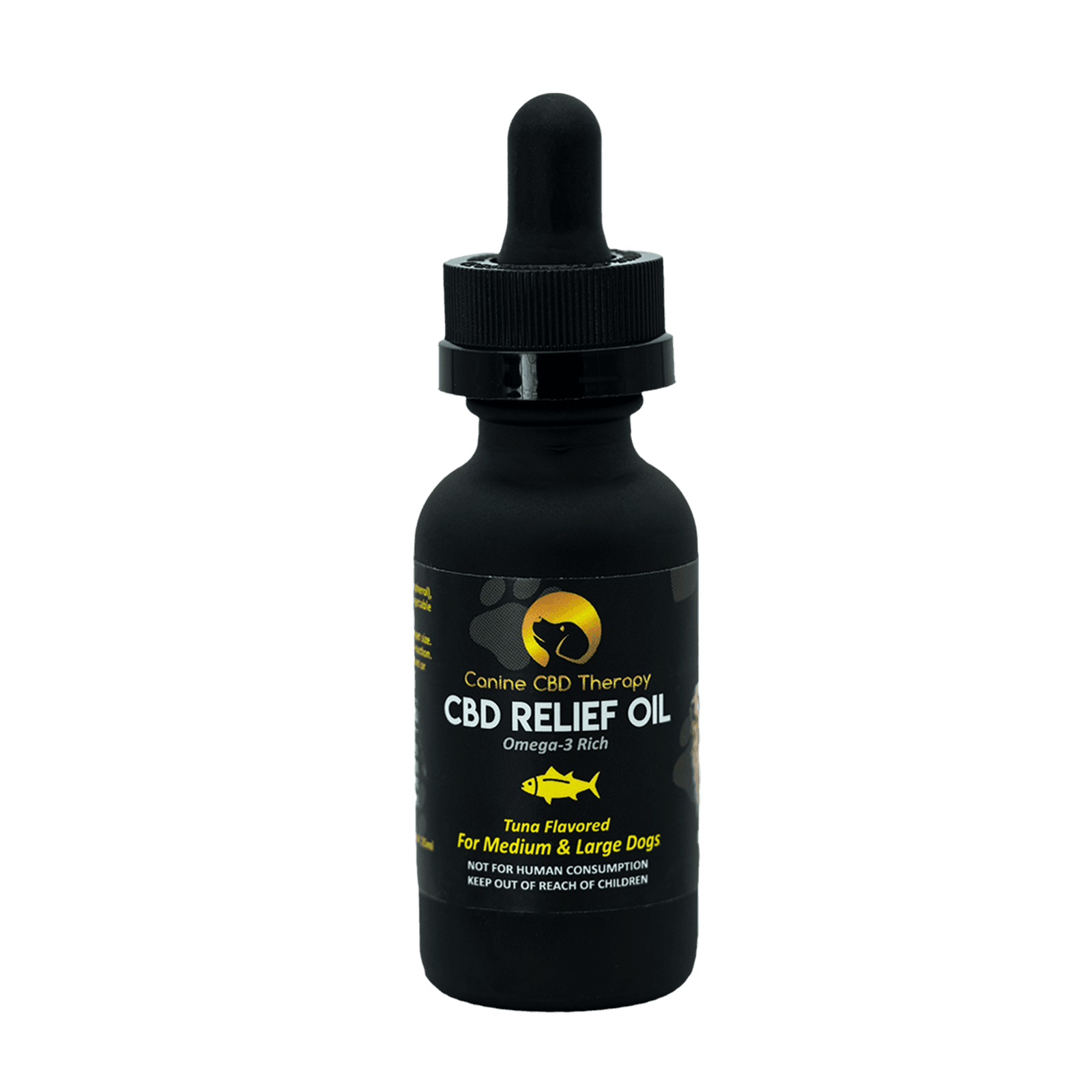 Canine CBD Therapy - CBD Relief Tincture - Tuna Flavored (600mg CBD)