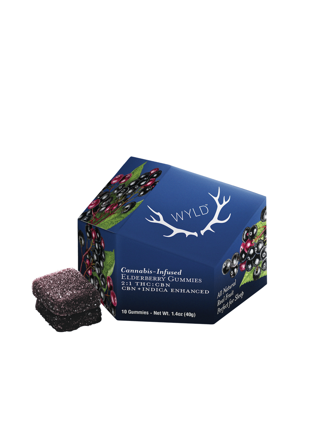 Wyld Elderberry 2:1 THC:CBN Gummies 100mg