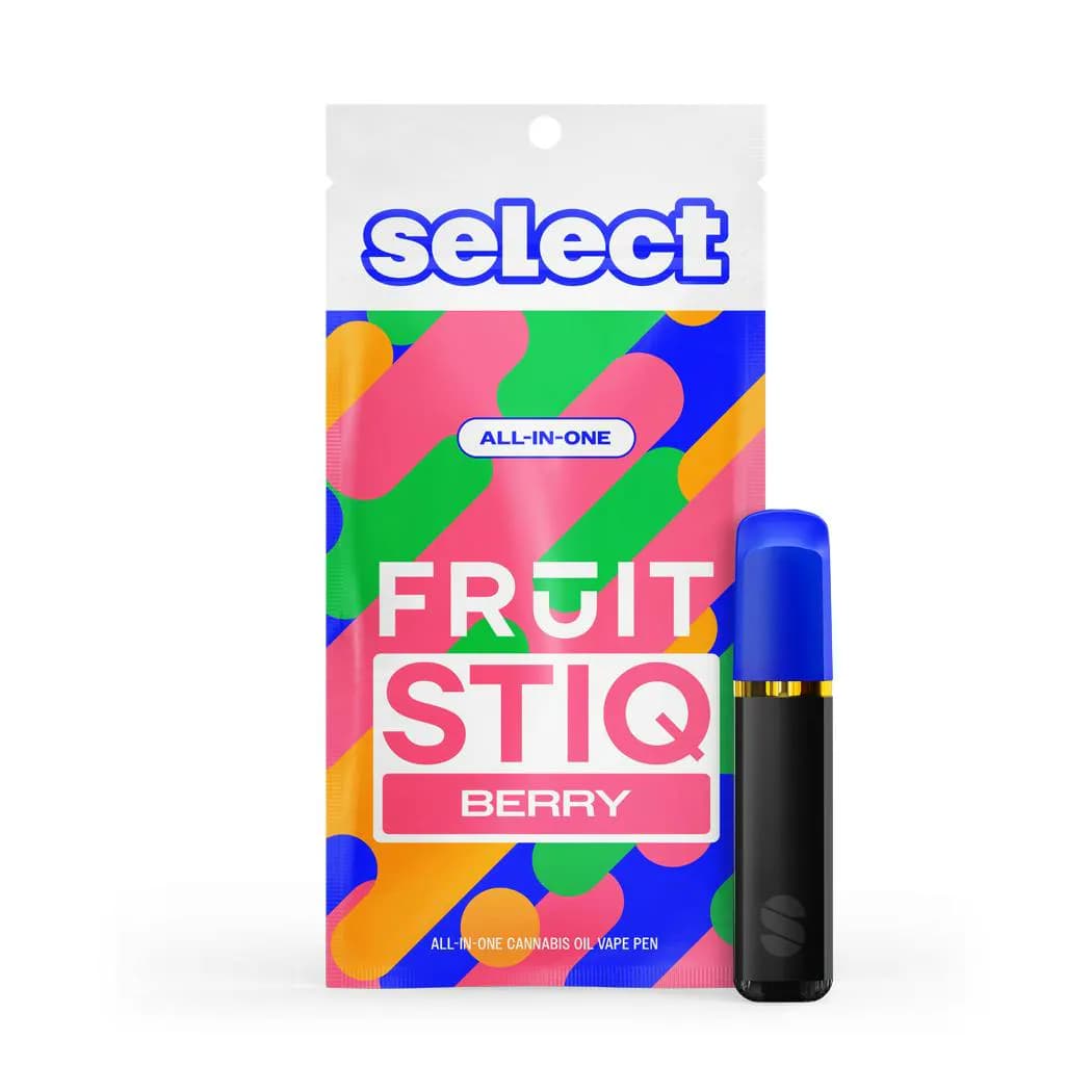 SELECT - ESSENTIALS FRUIT STIQ - DISPOSABLE DISTILLATE - 1G - SWEET STRAWBERRY - INDICA