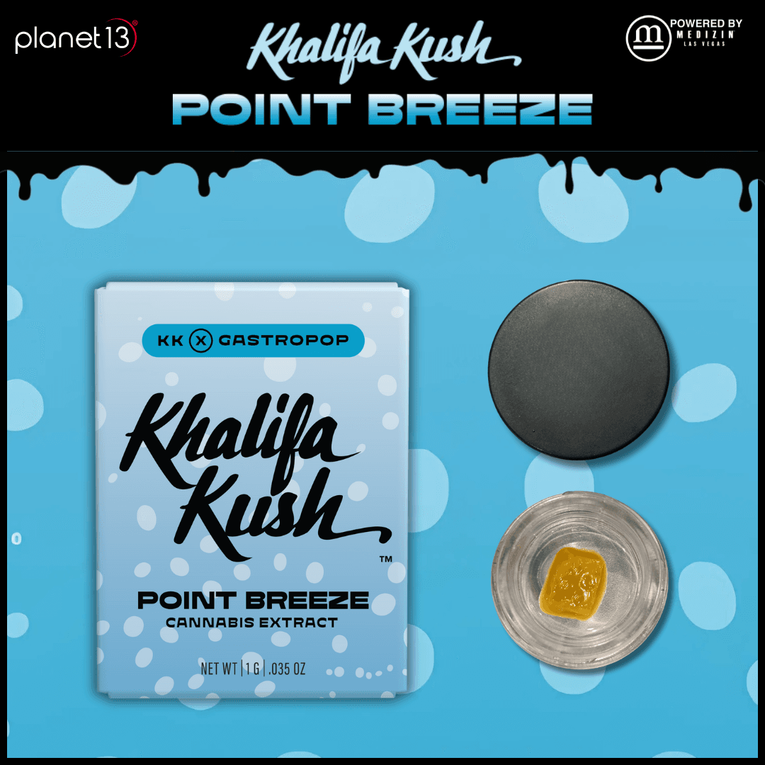 Khalifa Kush Point Breeze 1g Live Resin Badder