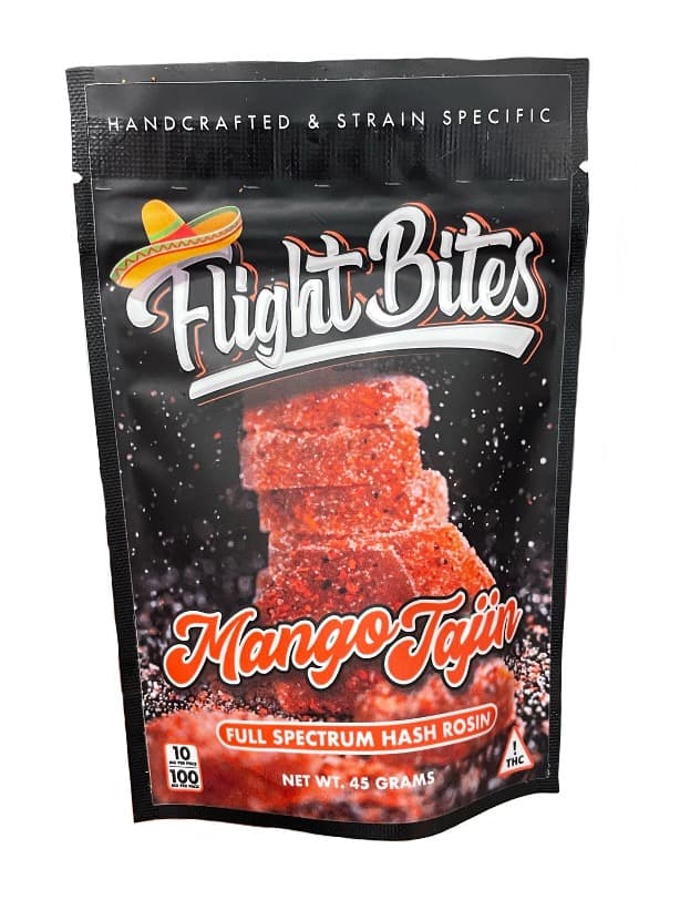 Flight Bites Mango Tajin 100mg Rosin Gummies