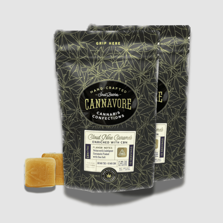 Cannavore | Cloud Nine Caramels 2:1 THC:CBN 100mg
