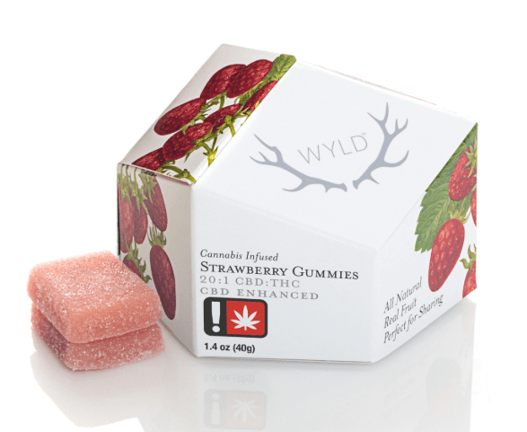 Wyld Strawberry 20:1 200mgCBD:10mgTHC Gummies