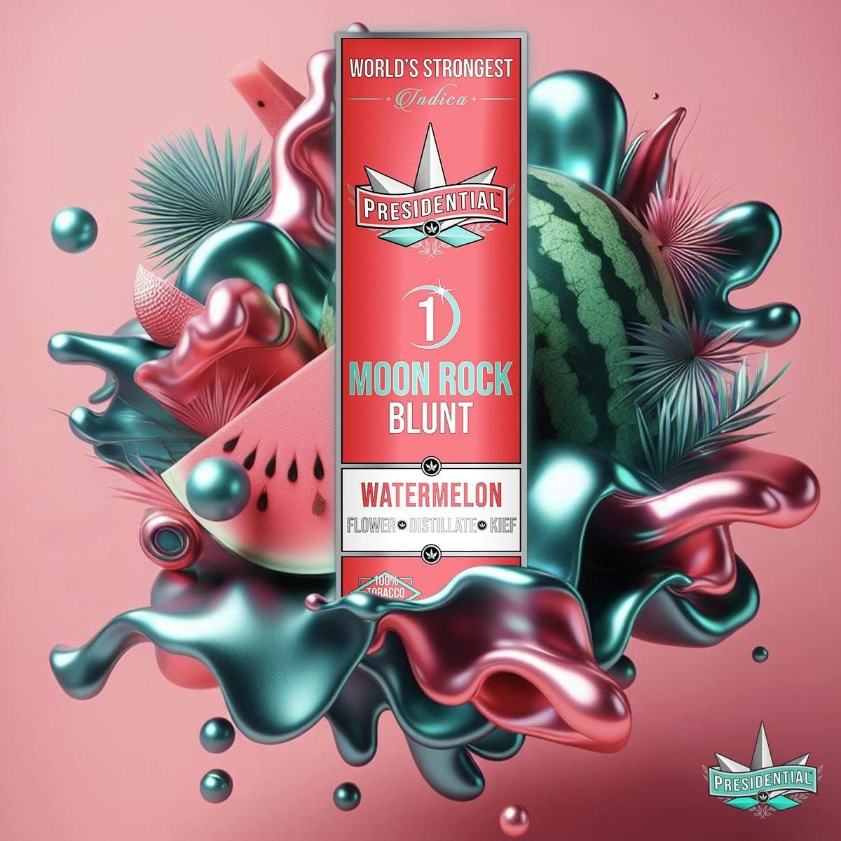 Presidential | Watermelon Moon Rock Blunt 1.5g