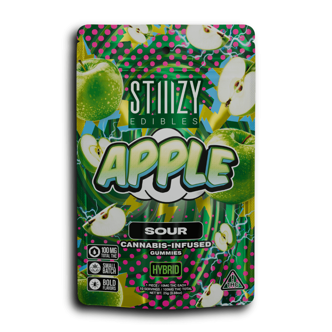 Stiiizy - Sour Apple Gummy (100mg)