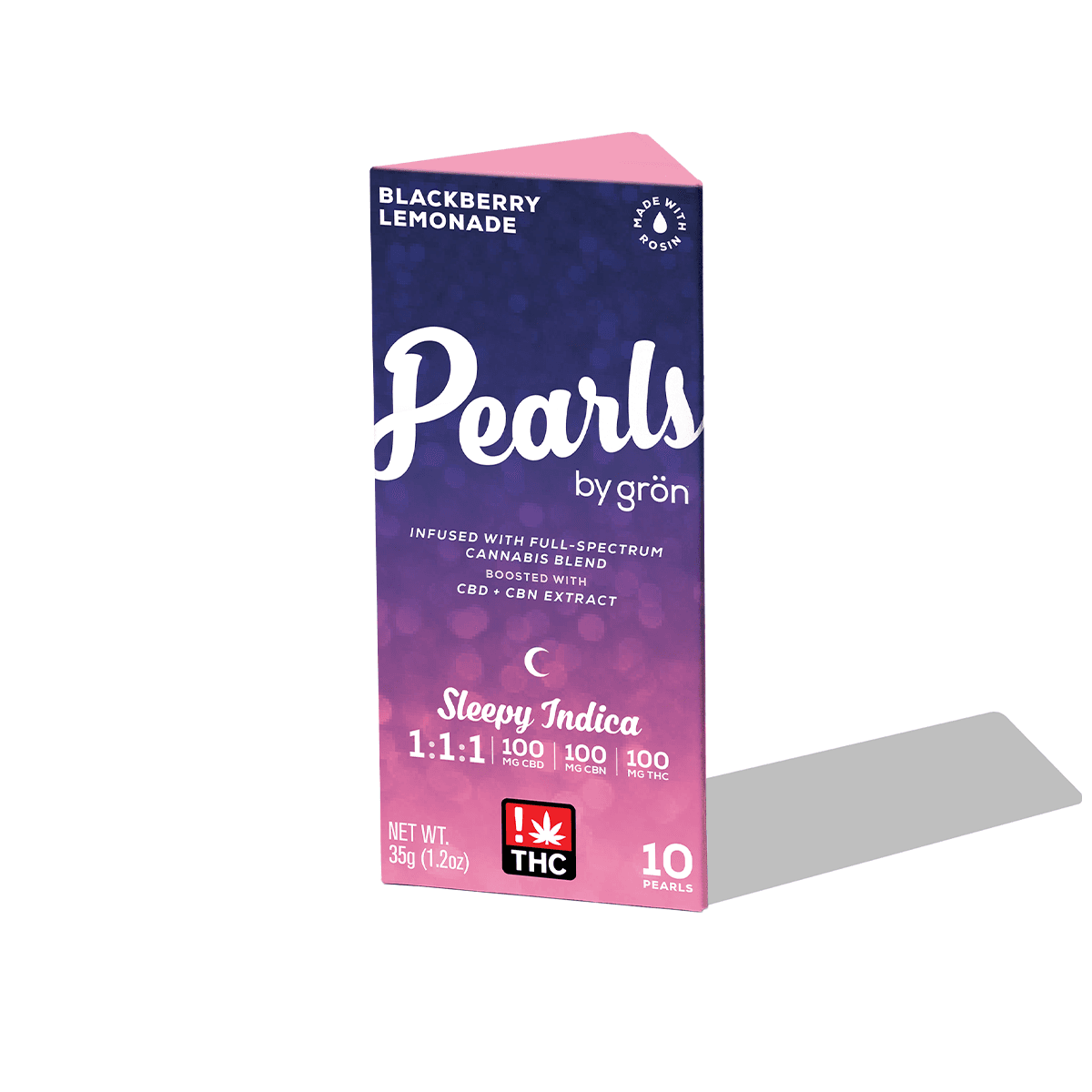 Grön - Pearls 1:1:1 - Blackberry Lemonade  (I) (100mg THC/CDB/CBN)