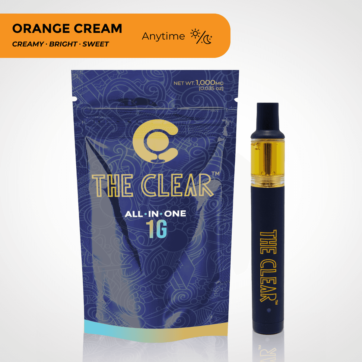 The Clear - The Original Orange Cream Disposable