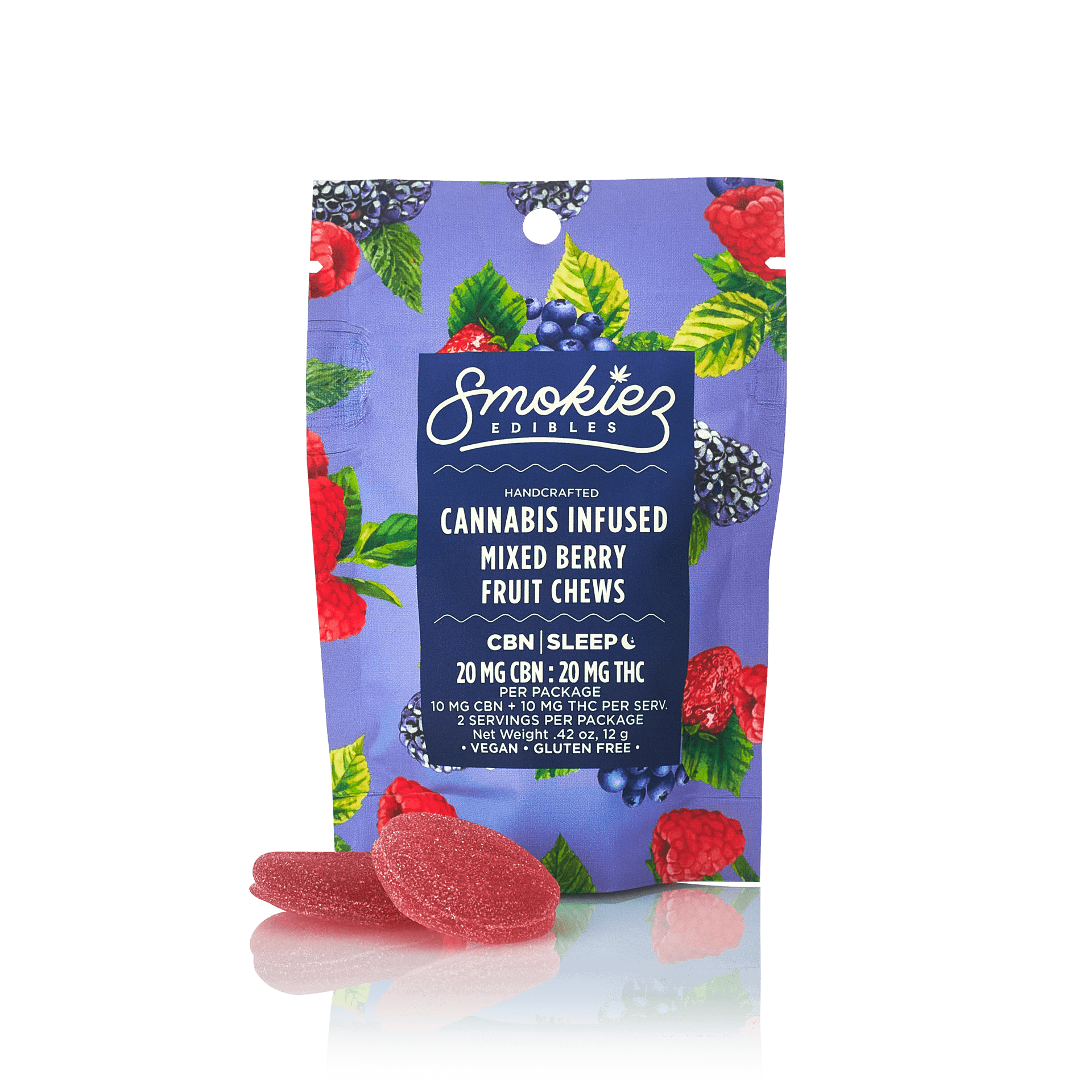 Smokiez - Gummies Sweet 1:1 - Mixed Berry (I) (100mg THC/CBN)