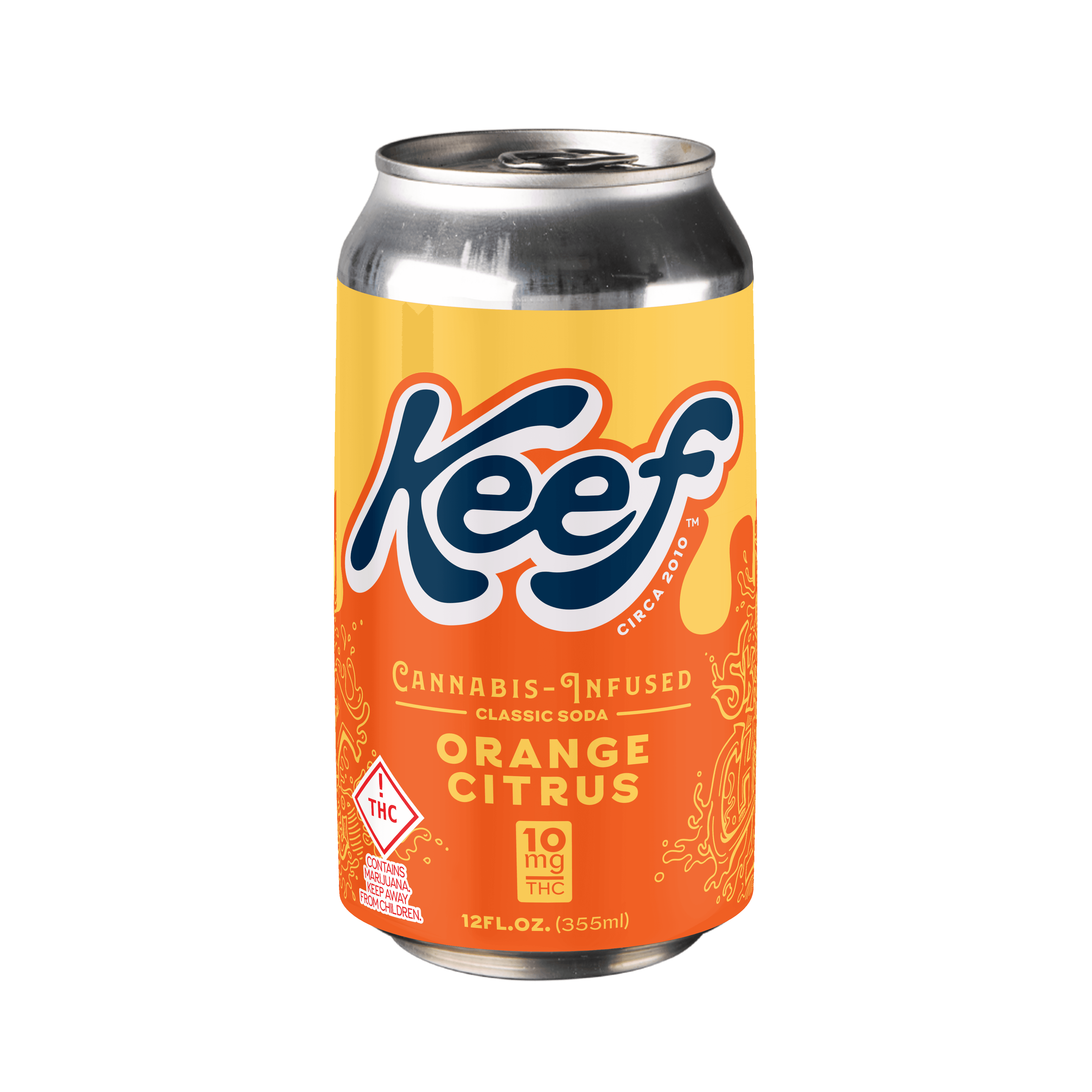 Orange Citrus Classic Soda 12oz