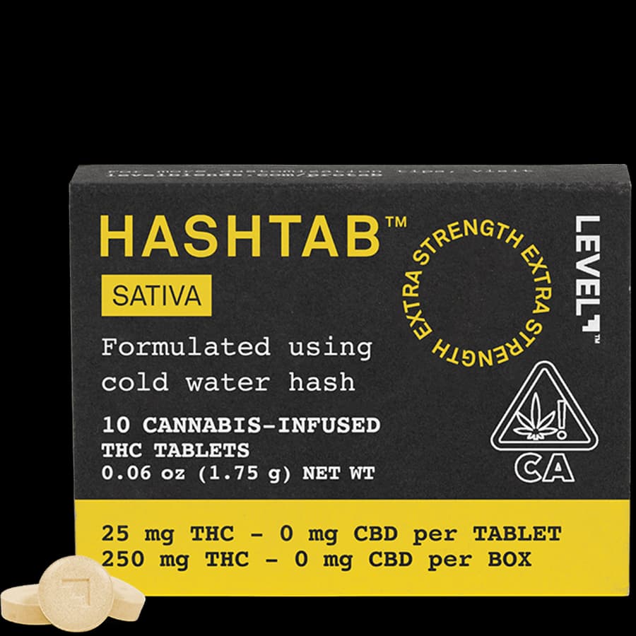 LEVEL Sativa Hashtab 25mg 10pk