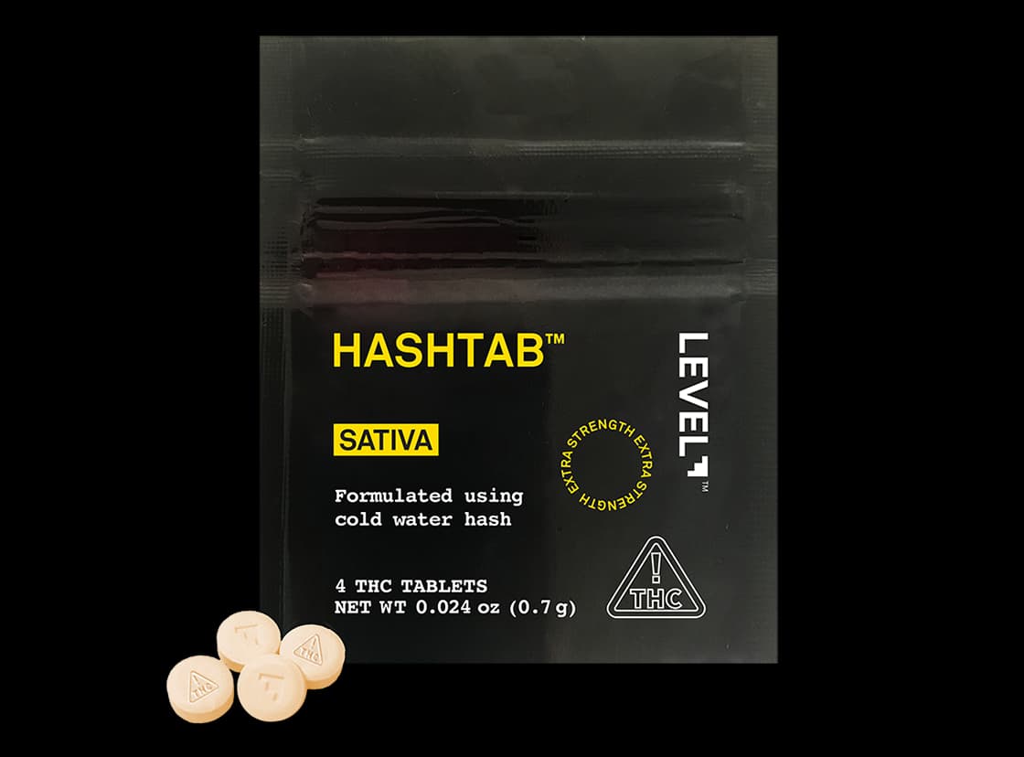 Level | Hashtab Indica 100mg 4pk