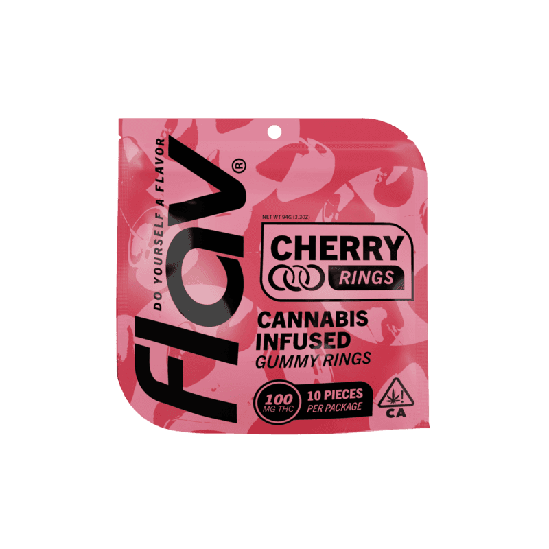 Flav - Gummies Rings - Cherry (H) (100mg)