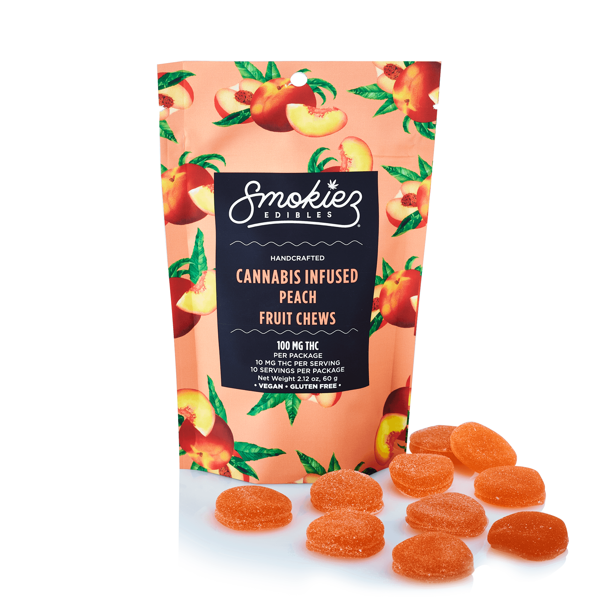 Smokiez - Gummies Sweet - Peach (S) (100mg)