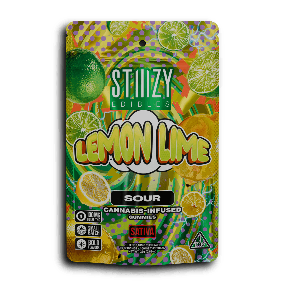 Stiiizy - Sour Lemon Lime Gummy (100mg)
