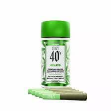 STIIIZY 40s | Strawnana 4pk Infused Pre-Roll 2g