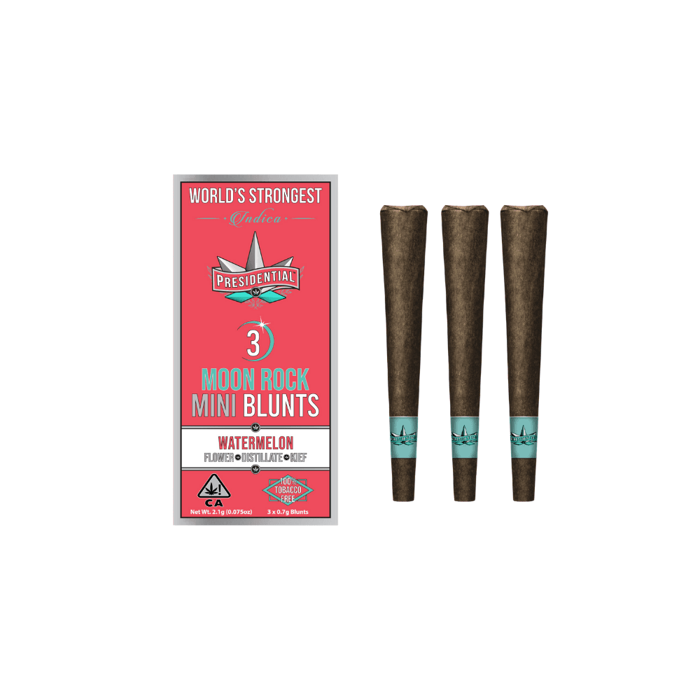 Presidential | Watermelon Moon Rock Mini 3pk Blunts 1.8g
