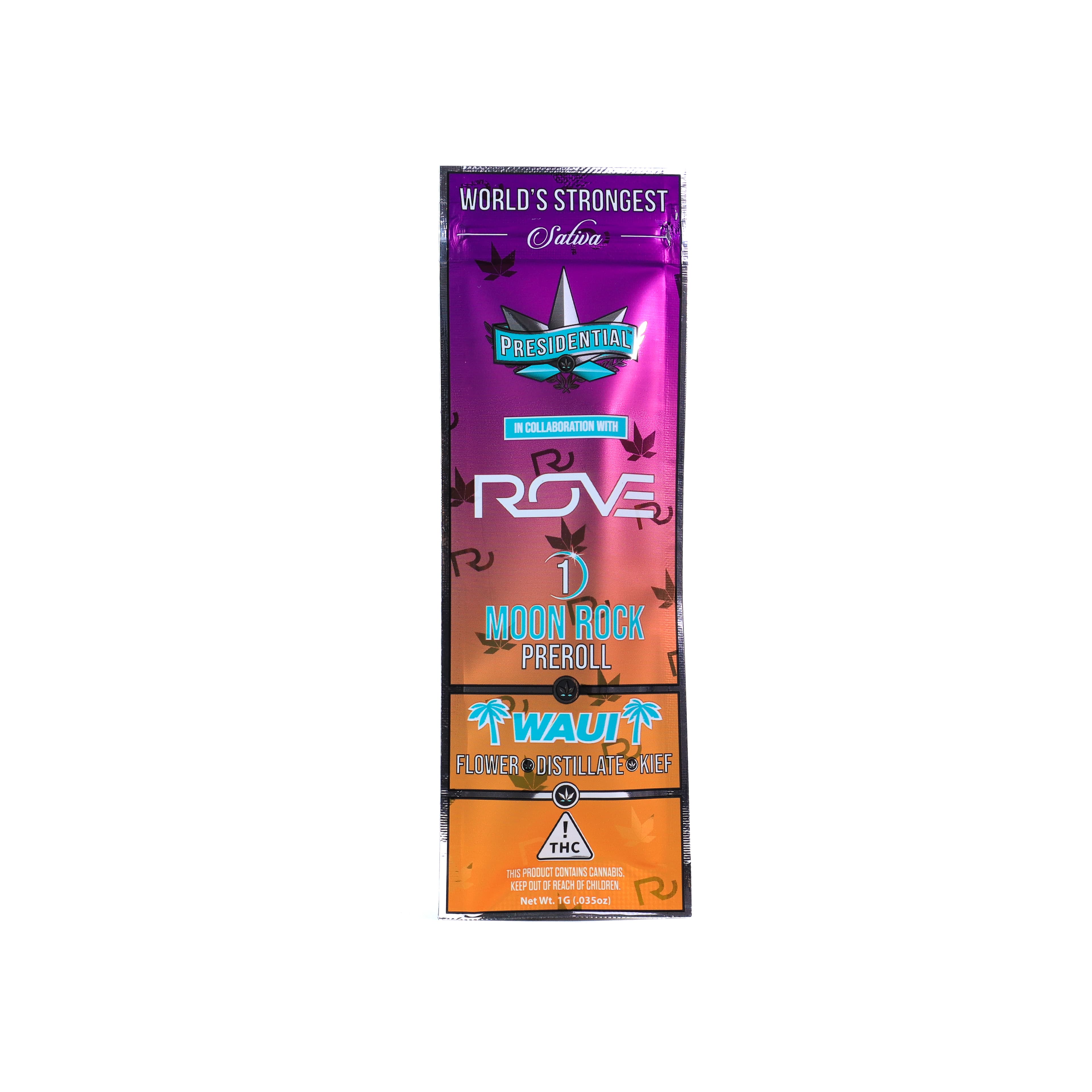 Presidential x ROVE Waui (S) Moon Rock Infused Pre-Roll 1g