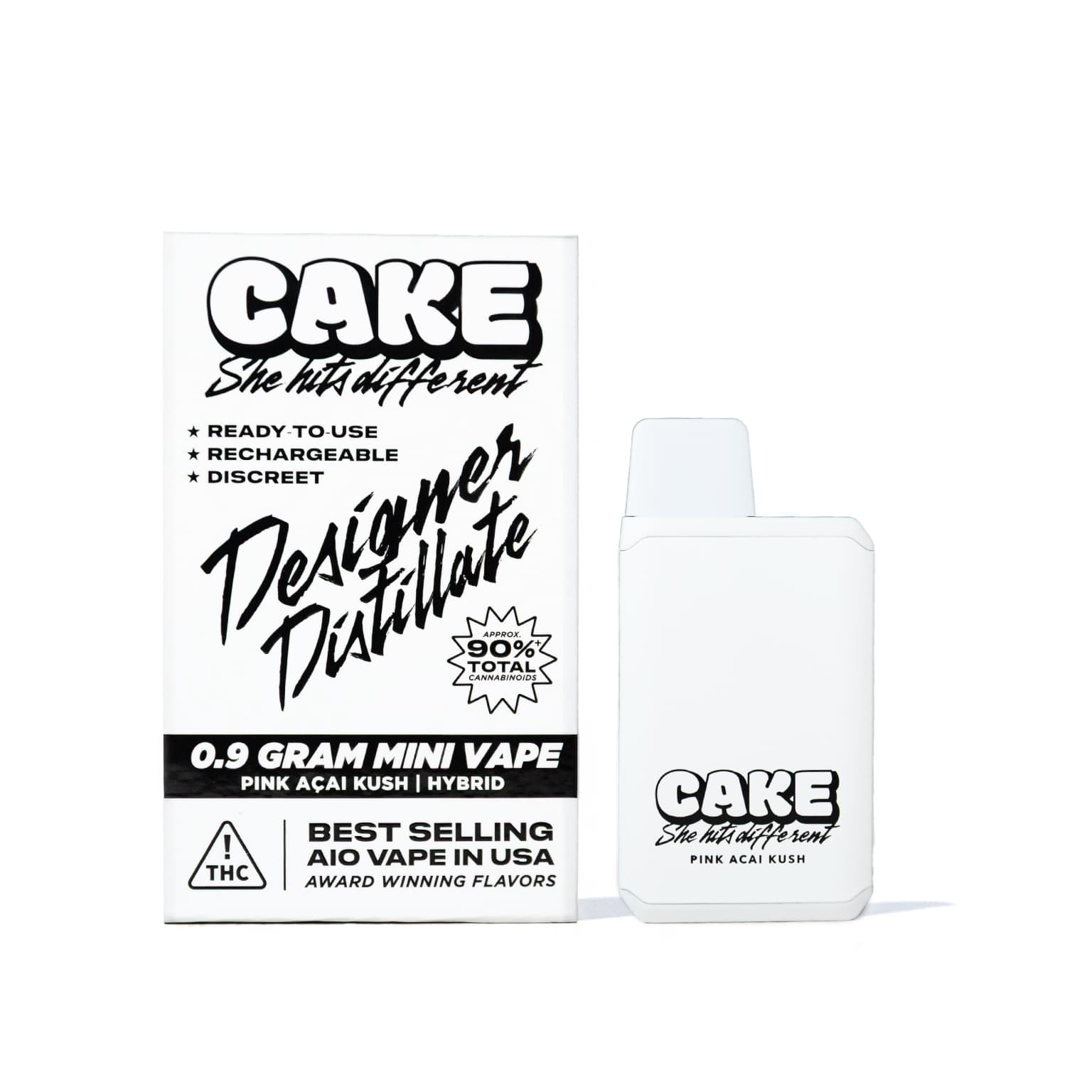 Cake - Pink Acai Kush Disposable (0.9g)