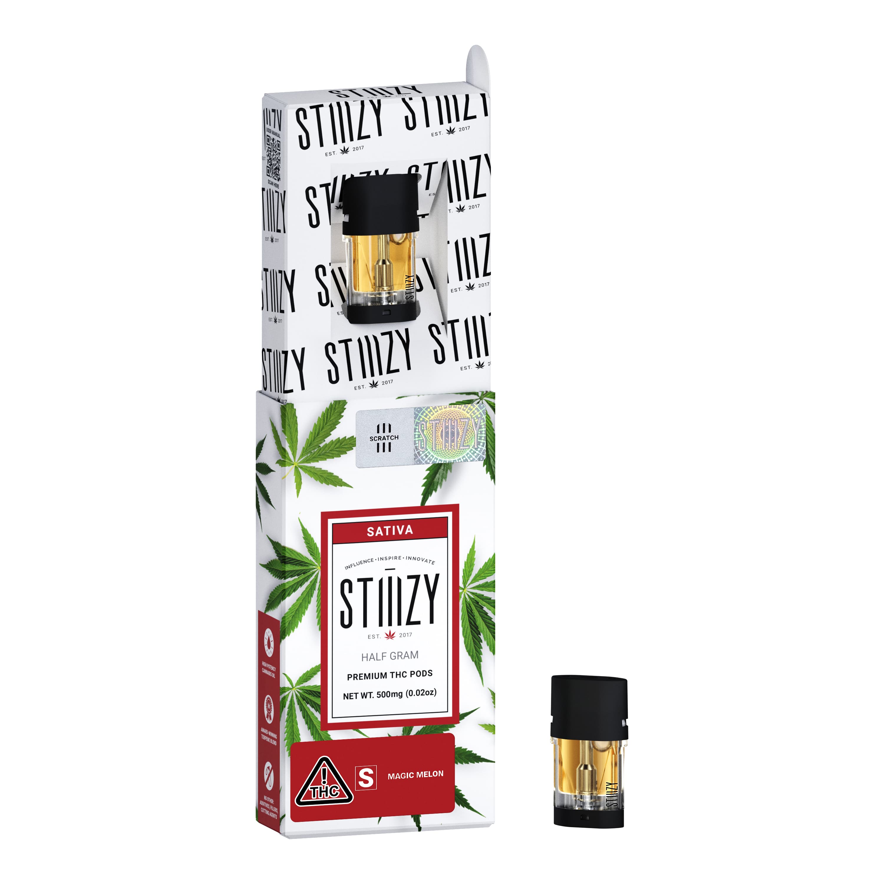 STIIIZY Magic Melon (S) Vape Pod 0.5g