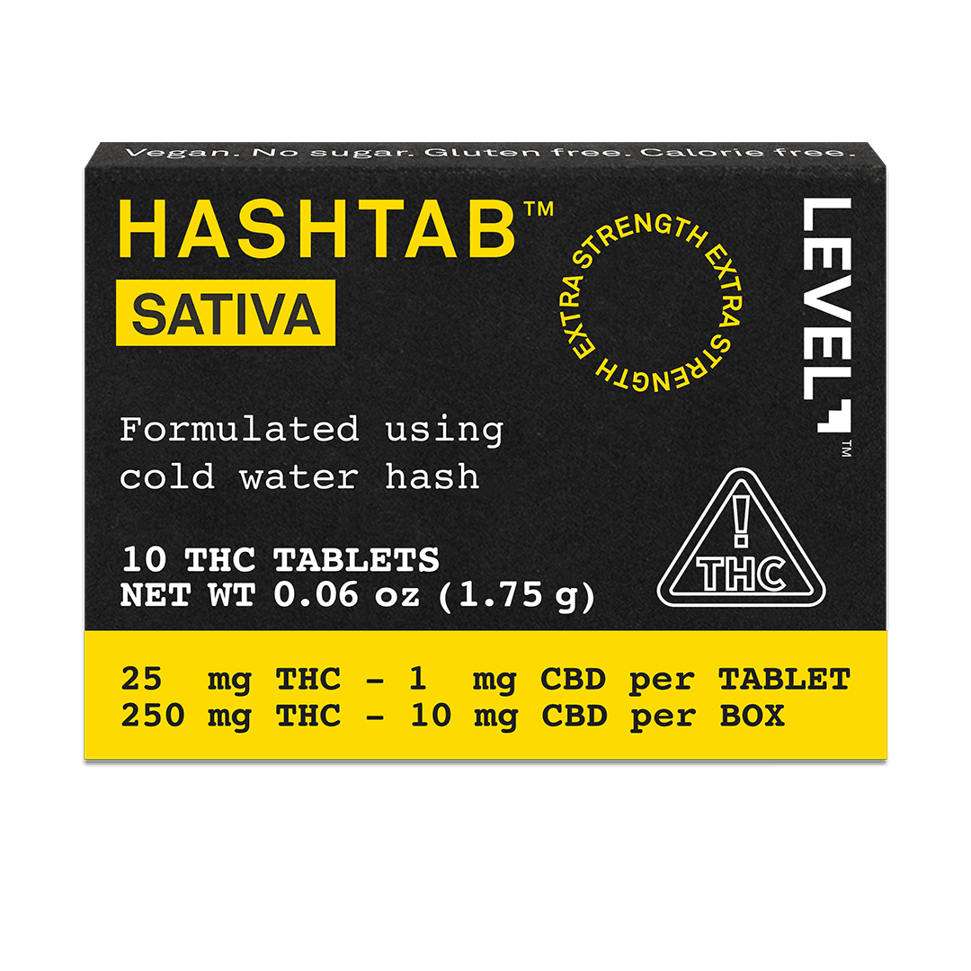 LEVEL HashTab Sativa Tablets 25mg 10pk