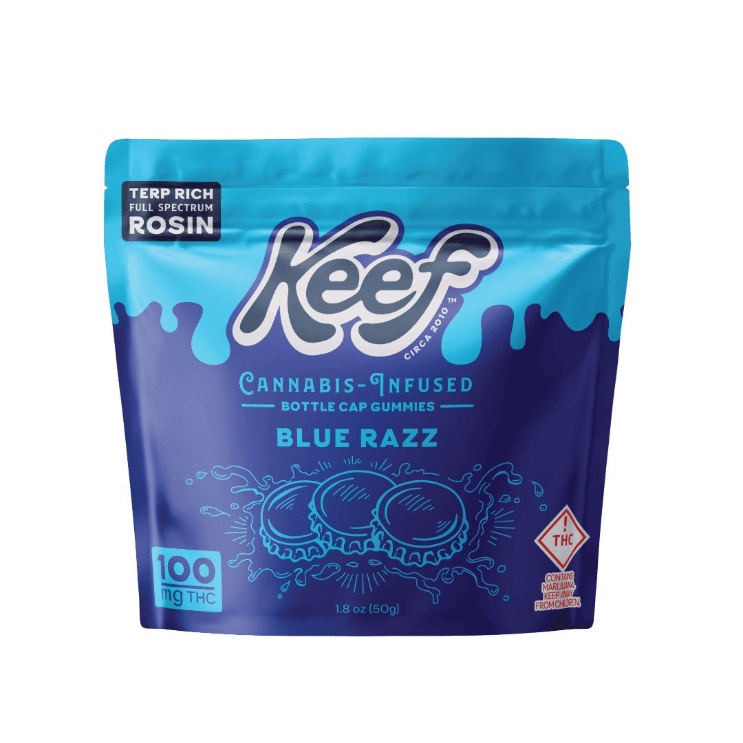 Keef | Blue Razz Gummies 100mg