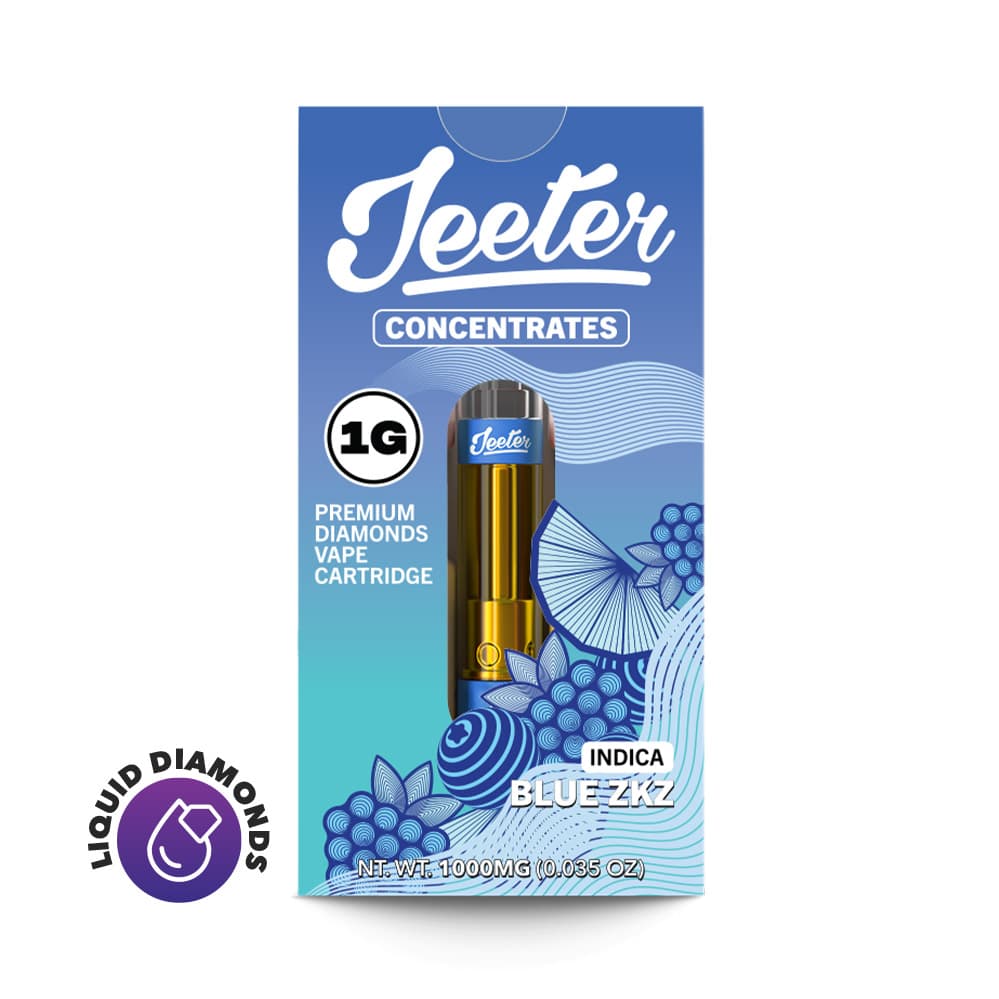 Blue ZKZ Premium Diamonds Vape Cartridge | 1g