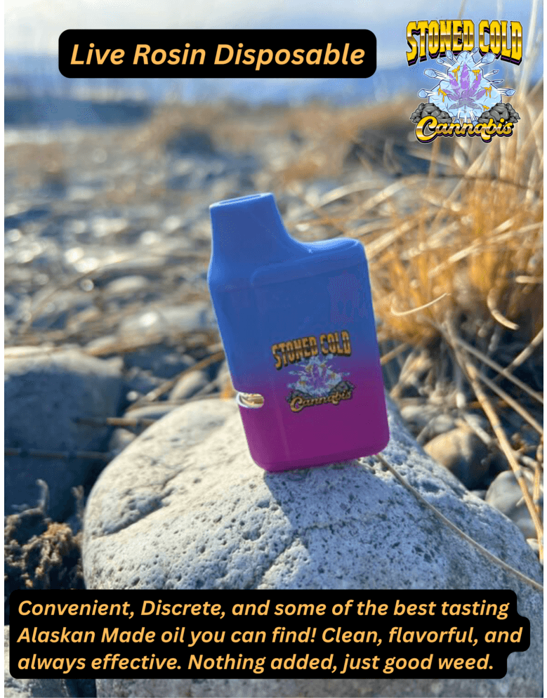 Dulce de Fresa Live Rosin Disposable By Stoned Cold Cannabis
