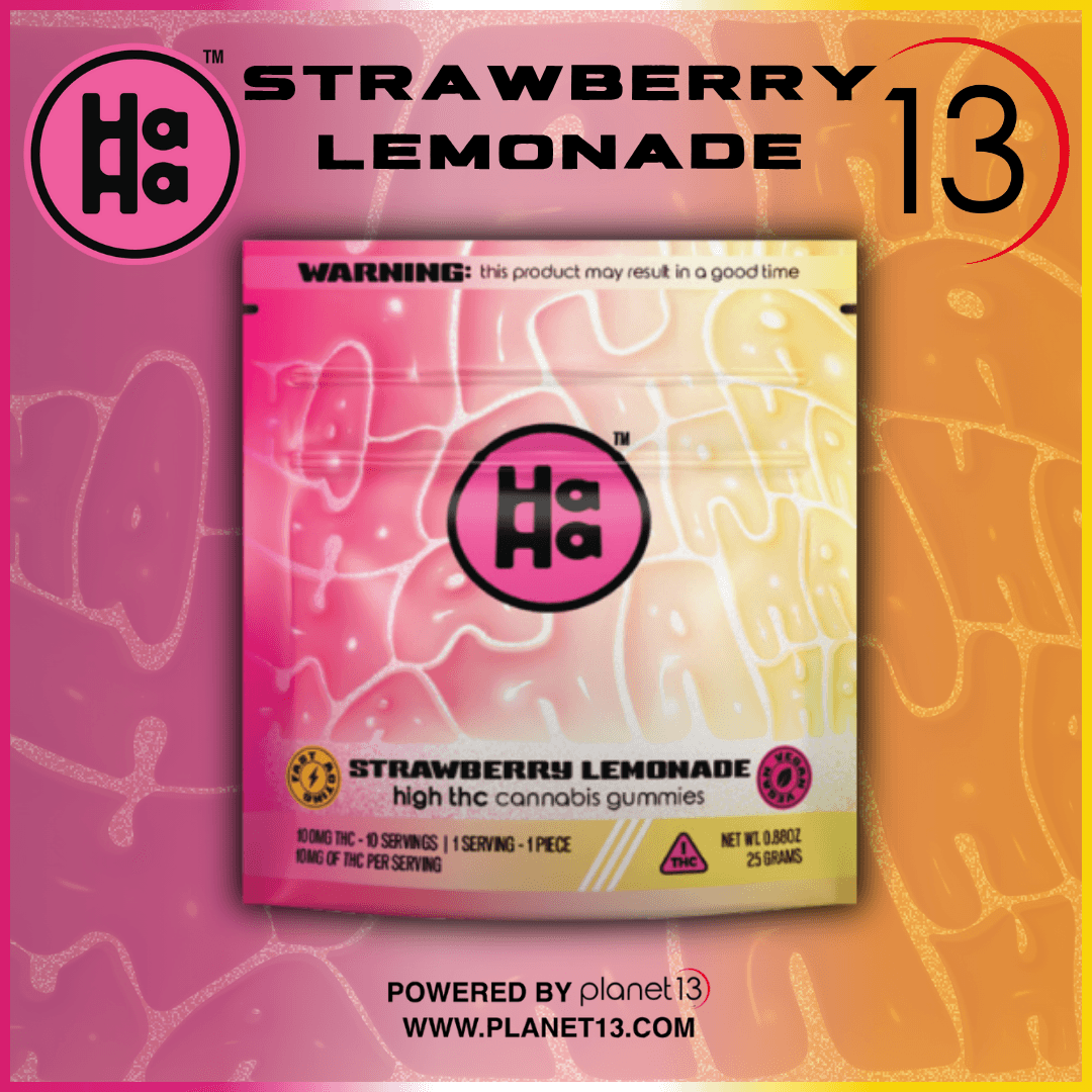 HaHa Strawberry Lemonade 100mg Gummies