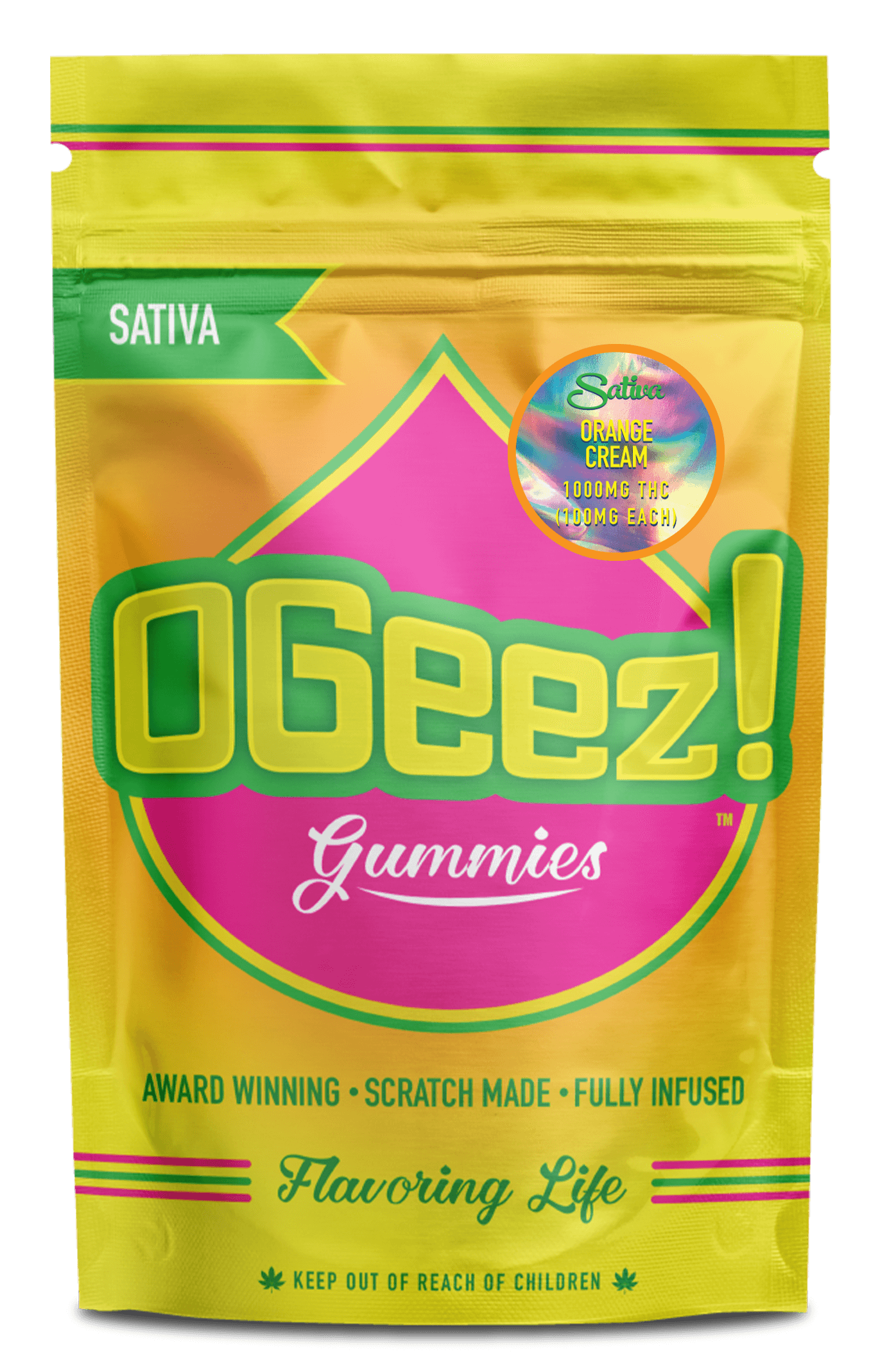 OGeez! - Gummies - Orange Creamsicle (S) (1000mg)