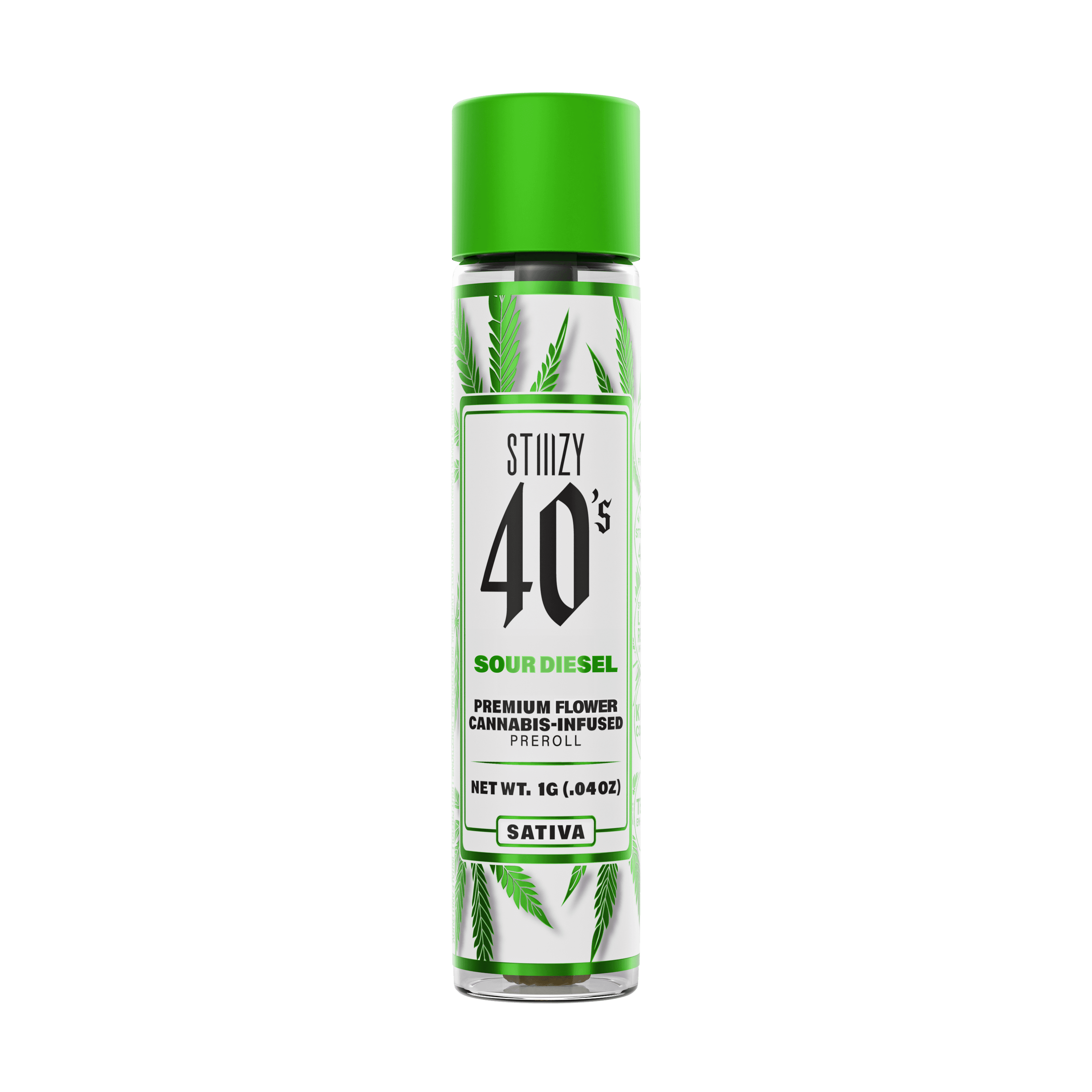 STIIIZY 40's Infused Preroll Sativa Sour Diesel